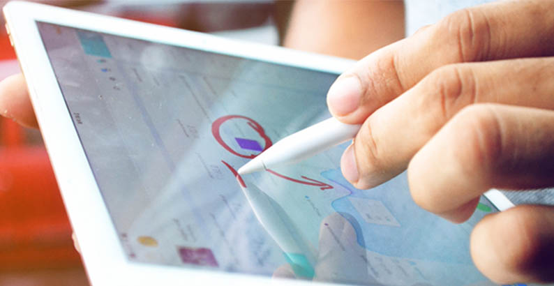Tablet Close Up for Closed Loop Marketing