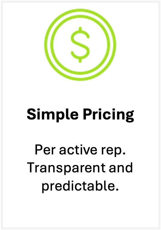 Simple Pricing Simple pricing - easy to understand pricing, predictable.